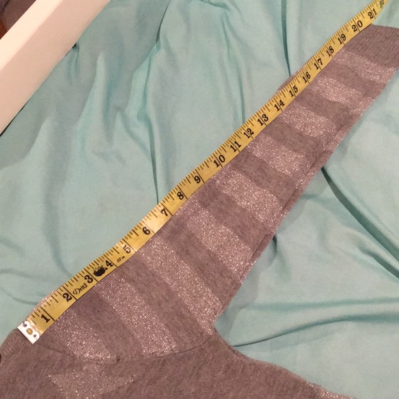 Girl's Gray Sparkly Star Sweater -- Size 10-12 - Picture 7 of 8